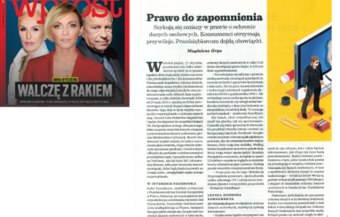 Wprost nr 5/2017 (1772) – Zmiany w prawie o ochronie danych osobowych